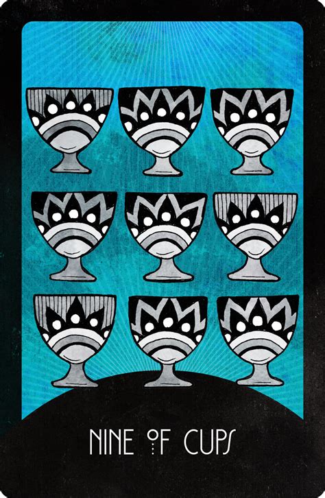 Inspirational Tarot Nine of Cups - Inspirational Tarot