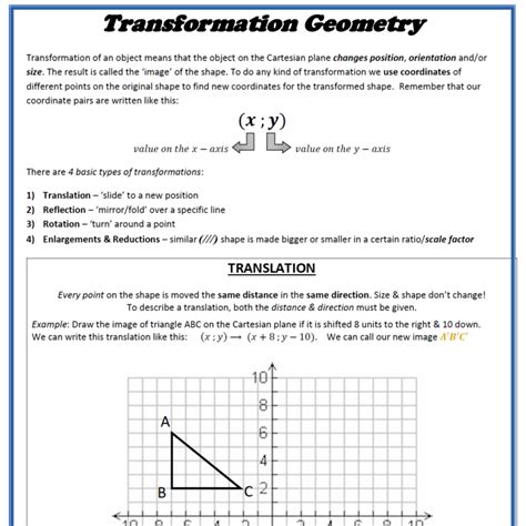 Transformation Geometry • Teacha!