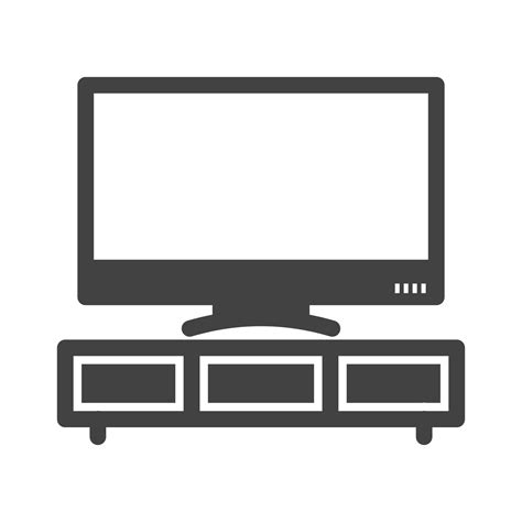 Television Glyph Black Icon 8313353 Vector Art at Vecteezy