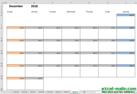 Monthly Calendar Template Excel - Verla Genovera