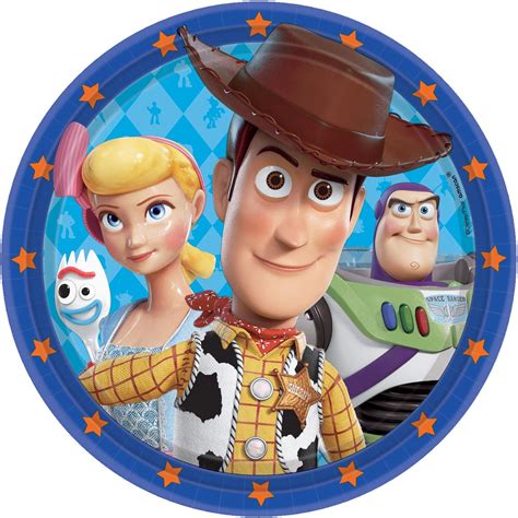 Toy Story 4 9 Inch Paper Plates [8 per Pack]: Amazon.co.uk: Toys & Games