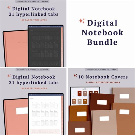 Best GoodNotes Templates - Digital Notebook/Digital Planner