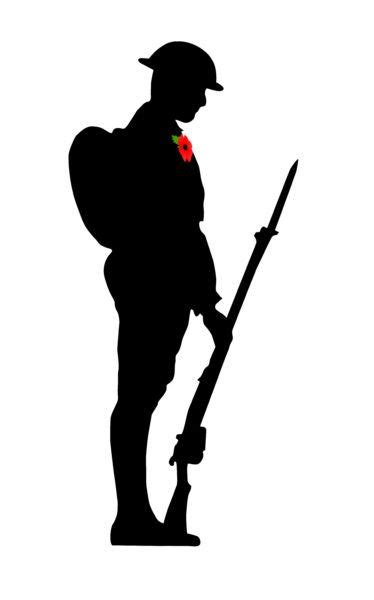 Soldier with Poppy | Remembrance day poppy, Remembrance day art ...