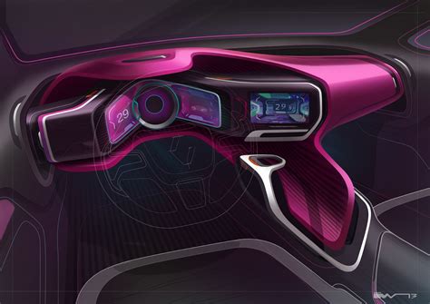 Futuristic interior … | Car interior design sketch, Car interior sketch ...