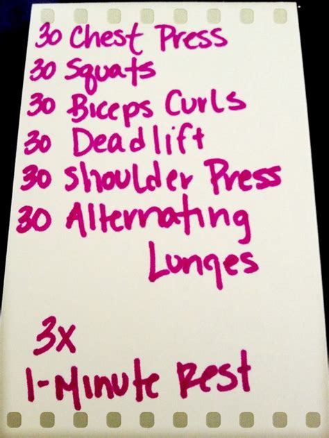 20 minute exercise plan using 10 pound weights | Tone it up, Stay fit ...