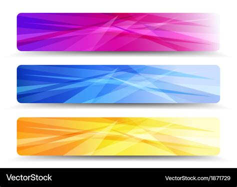 Web banners headers - banner header Royalty Free Vector