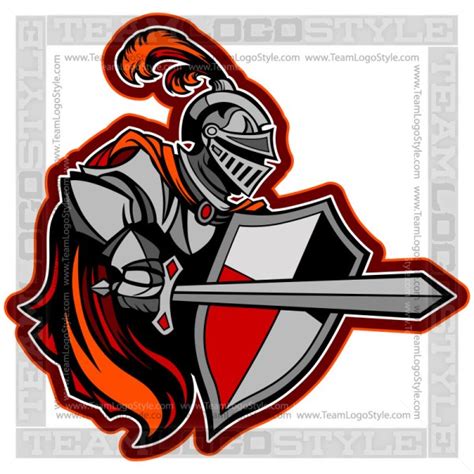 Crusader Logo - Vector Graphic battle ready