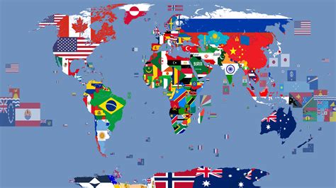 Flag Map of The World (2022) (DT&UCI) : r/MapPorn