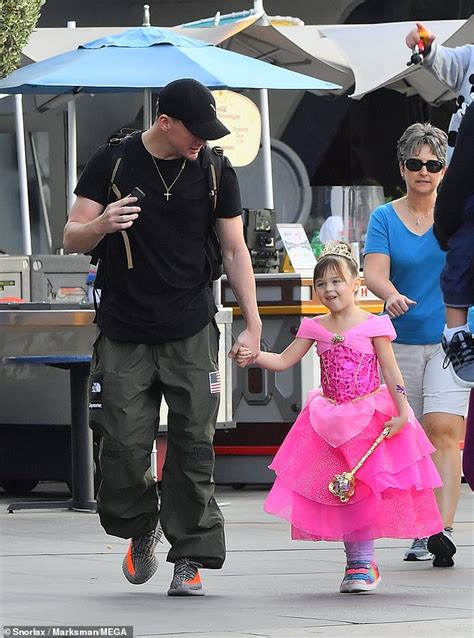 Channing Tatum has a day out with his daughter Everly at the happiest ...