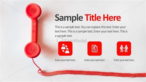 Contact Animated Template Design - SlideModel