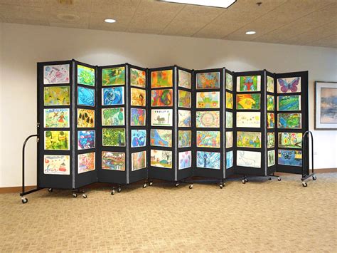 Affordable Education Art Display System | Screenflex Room Dividers