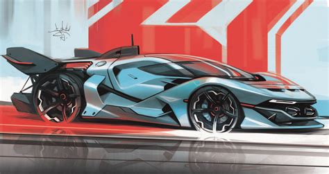 Concept car by Aleksandr Sidelnikov [You can hear the onboard reactor ...