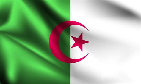 Algeria 3d flag 1228886 Vector Art at Vecteezy