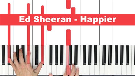 Ed Sheeran – Happier – Easy – MARKS PIANO