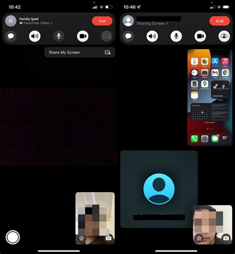 How to use the iOS 15 Facetime share screen feature