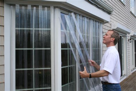 Installing VuSafe Storm Panels over Bay Windows. These hurricane ...