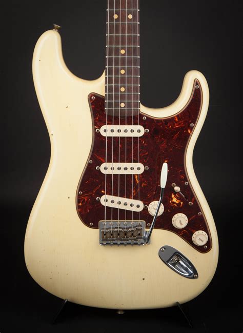 Fender Custom Shop:63 Stratocaster Journeyman Vintage White R100605 ...