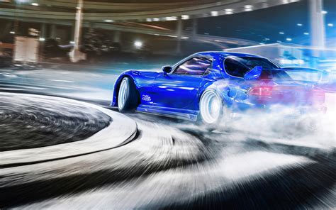 3840x2400 Mazda Rx7 Drifting 4k 4K ,HD 4k Wallpapers,Images,Backgrounds ...