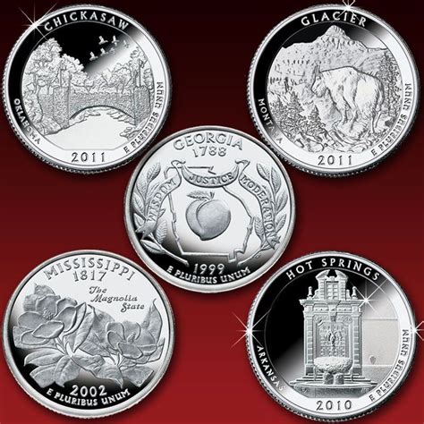 The Complete Collection of Silver Proof State Quarters