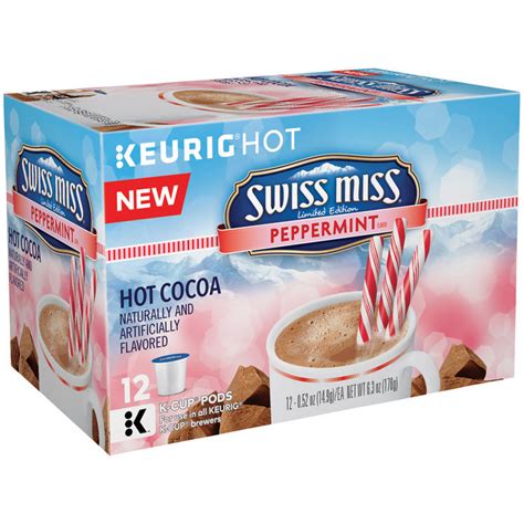 Swiss Miss Peppermint Flavor Hot Cocoa K-Cup Pods Reviews 2019