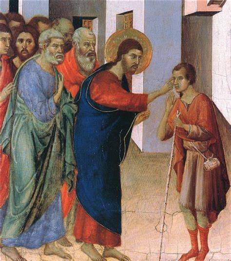 Healing the man born blind (Fragment), 1308 - 1311 - Duccio - WikiArt.org