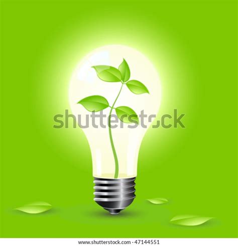 Environmental Light Bulb Vector Image Stock Vector (Royalty Free) 47144551