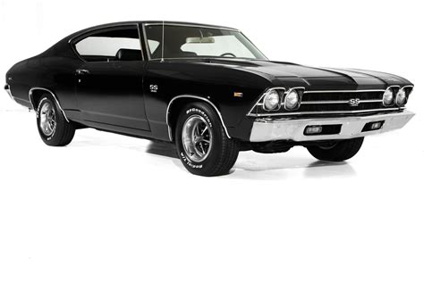 1969 Chevrolet Chevelle Black Real SS 396 4-Spd