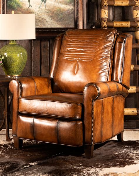 King Ranch Leather Recliner | Western Style | High Quality | American ...