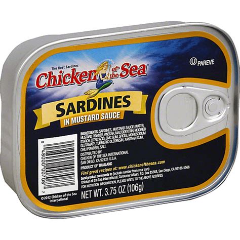 Chicken of the Sea Sardines in Mustard Sauce | Sardines | Pathmark