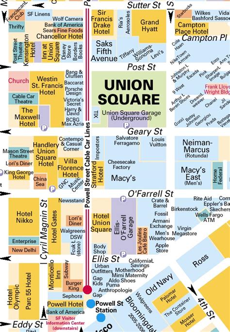 San Francisco Map Union Square - Gerry Juditha