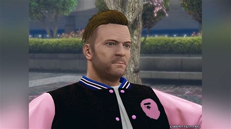 Download New hairstyle and facial textures for Michael for GTA 5