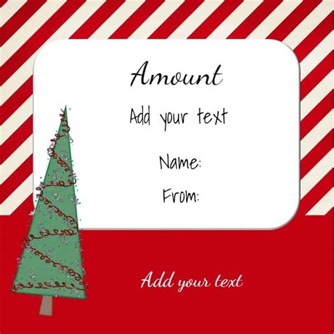 Free Christmas Gift Certificate Template | Customize Online & Download