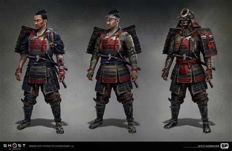 ArtStation - Ghost of Tsushima - Samurai Clan Armor, Mitch Mohrhauser ...