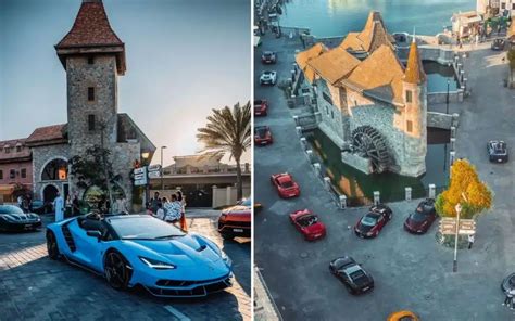 Supercars took over Dubai town in a spectacular display