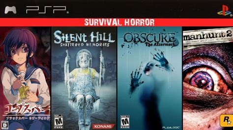 Survival Horror Games for PSP - YouTube