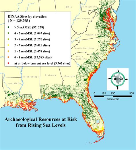 Sea-level rise predicted to threaten >13,000 archaeological sites in ...