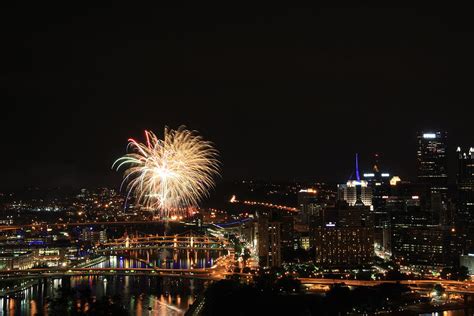 Fireworks Night At Pnc Park Photograph by Andrew Nelson