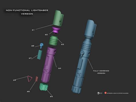 3D file Sabine Wren lightsaber - functional・Model to download and 3D ...