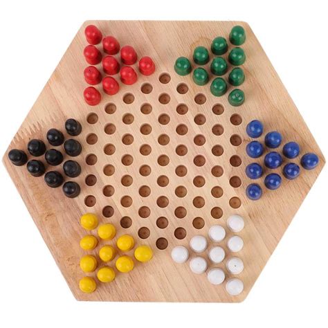 Ccdes Chinese Checkers Board Wooden Educational Board Kids Classic ...