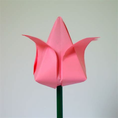 Tulip Flower Origami - Try It - Like It - Create it | Origami easy ...