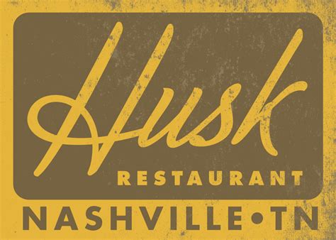 Husk Restaurant | Gil Shuler Graphic Design