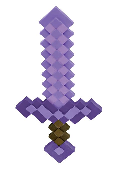 Minecraft Enchanted Purple Prop Sword