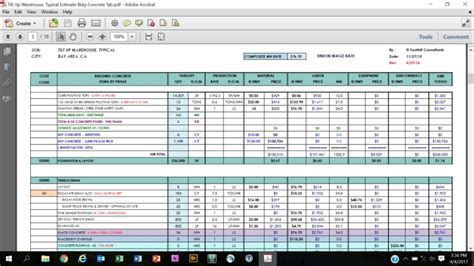 Spreadsheet-Based Estimating| Concrete Construction Magazine