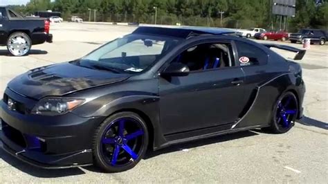 SCION TC WITH WIDE BODY KIT AND ALPINE SYSTEM - YouTube