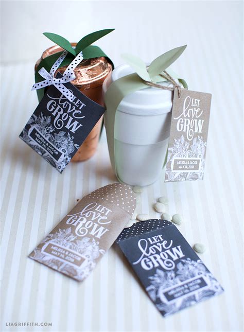 Seed Packet Wedding Favors - Lia Griffith