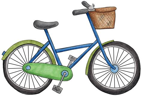 Bicycling Clipart