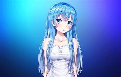 Blue Anime Girl Wallpapers - Wallpaper Cave