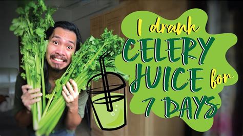 So I did the Celery Juice for 7 Days Challenge 🤢🤢🤢 - YouTube