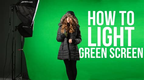 How to Light a Green Screen | Lighting 101 - YouTube