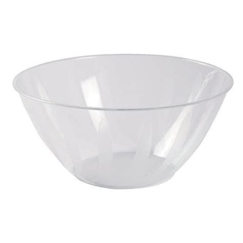 Clear Plastic Serving Bowl 5 Qts. - Party Supplies - 1 Piece - Walmart ...